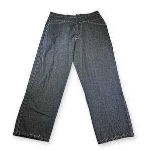 VTG Le Jean‎ De Marithe Francois Girbaud Men’s Jeans Black Size 40 Baggy Y2K